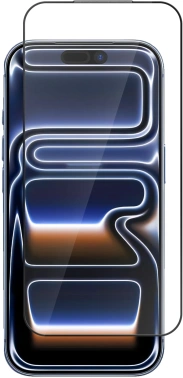 Защитное стекло для экрана BoraSCO черный для Apple iPhone 17 Pro Max 2.5D антиблик. 1шт. (75696)