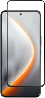 Защитное стекло для экрана BoraSCO черный для Tecno Pova 7 Pro 5G 2.5D антиблик. 1шт. (75493)