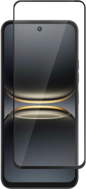 Защитное стекло для экрана BoraSCO черный для Tecno Spark 40 2.5D антиблик. 1шт. (75482)