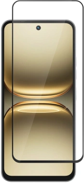 Защитное стекло для экрана BoraSCO черный для Tecno Spark 40C 2.5D антиблик. 1шт. (75485)