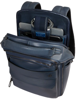 Рюкзак мужской Piquadro Solm CA7022S141/AV серо-голубой кожа