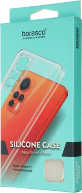 Чехол (клип-кейс) BoraSCO для Apple iPhone 17 Pro Silicone Case