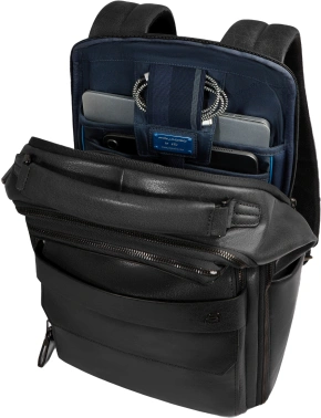Рюкзак мужской Piquadro Solm CA7022S141/N черный кожа