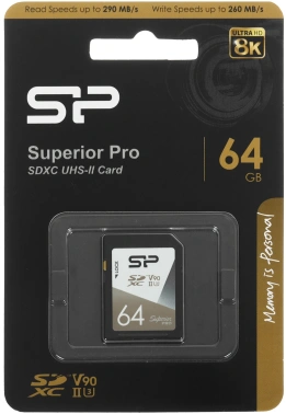 Флеш карта SDXC 64GB Silicon Power  SP064GBSDXJA2V10
