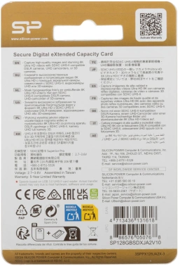Флеш карта SDXC 128GB Silicon Power  SP128GBSDXJA2V10