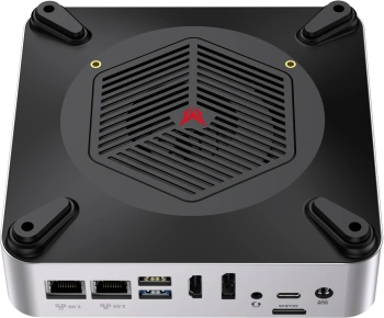 ПК Мини Chuwi AuBox Ryzen 7 8745HS (3.8) 32Gb SSD1Tb 780M Windows 11 Pro 2x2.5GbitEth WiFi BT 120W серебристый/черный