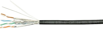 Кабель информационный Cabeus STP-4P-Cat.6a-SOLID-OUT-LSZH-UV