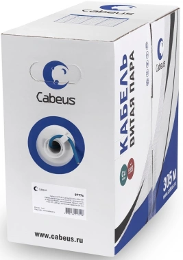 Кабель информационный Cabeus UTP-4P-Cat.5e-SOLID-LSZH-BL