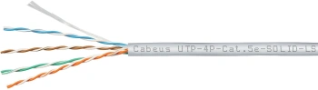 Кабель информационный Cabeus UTP-4P-Cat.5e-SOLID-LSZH-GY