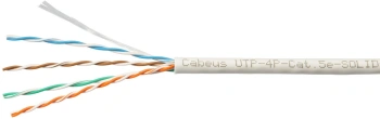 Кабель информационный Cabeus UTP-4P-Cat.5e-SOLID-GY
