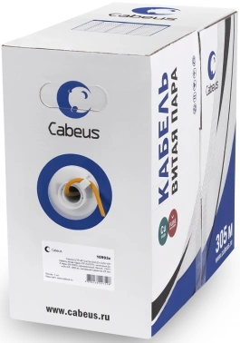 Кабель информационный Cabeus UTP-4P-Cat.6-SOLID-LSZH