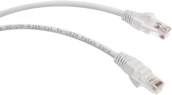 Патч-корд Cabeus PC-UTP-RJ45-Cat.5e-0.5m-WH-LSZH