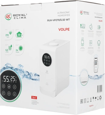 Увлажнитель воздуха Royal Clima RUH-VP270/6.5E-WT
