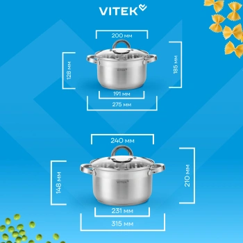 Набор посуды Vitek Режим Вкусно VT-SS2190