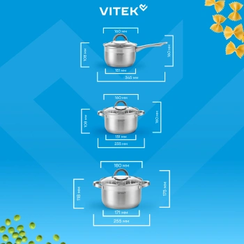 Набор посуды Vitek Режим Вкусно VT-SS2190