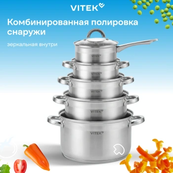 Набор посуды Vitek Режим Вкусно VT-SS2190