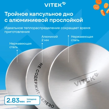 Набор посуды Vitek Секретный ингредиент VT-SS1408