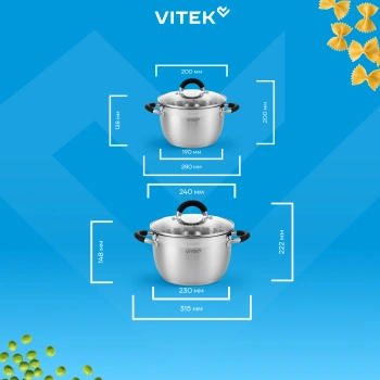 Набор посуды Vitek Секретный ингредиент VT-SS1408