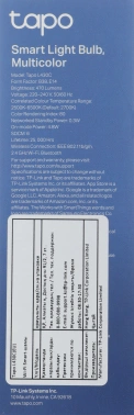 Умная лампа TP-Link Tapo L430C
