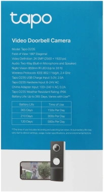 Видеозвонок TP-Link Tapo D235