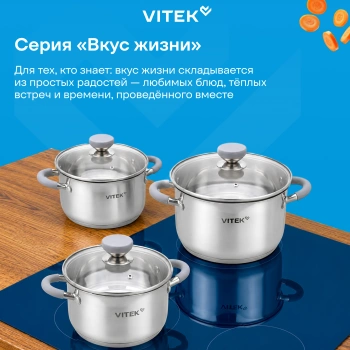 Набор кастрюль Vitek Вкус жизни VT-SS1226