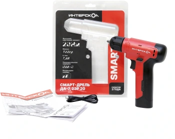 Дрель-шуруповерт Интерскол ДА-7,2ЭР 20