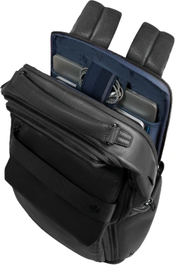 Рюкзак мужской Piquadro Solm CA7023S141BM/N черный кожа