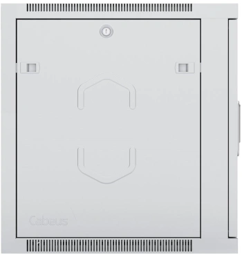 Шкаф коммутационный Cabeus (SH-05F-9U60/60) настенный 9U 600x600мм пер.дв.стекл 60кг серый 540мм 20кг 501мм IP20 сталь