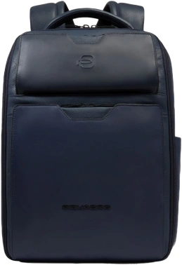 Рюкзак мужской Piquadro Ael CA6923S142/BLU синий кожа/микроф.