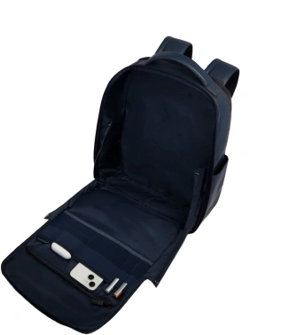 Рюкзак мужской Piquadro Ael CA6923S142/BLU синий кожа/микроф.