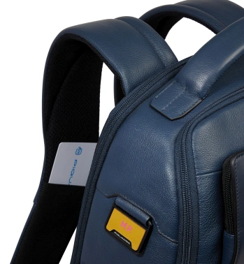 Рюкзак мужской Piquadro Ael CA6923S142/BLU синий кожа/микроф.