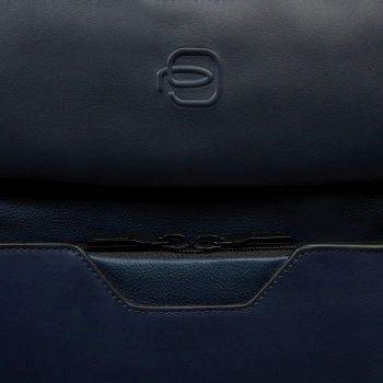 Рюкзак мужской Piquadro Ael CA6923S142/BLU синий кожа/микроф.