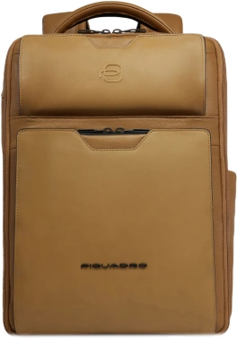 Рюкзак мужской Piquadro Ael CA6923S142/G охра кожа/микроф.