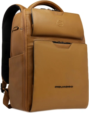 Рюкзак мужской Piquadro Ael CA6923S142/G охра кожа/микроф.