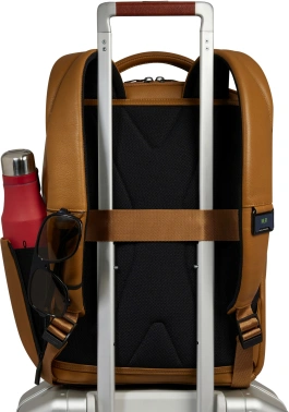 Рюкзак мужской Piquadro Ael CA6923S142/G охра кожа/микроф.