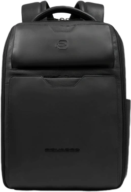 Рюкзак мужской Piquadro Ael CA6923S142/N черный кожа/микроф.