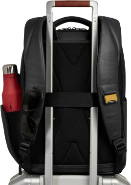 Рюкзак мужской Piquadro Ael CA6923S142/N черный кожа/микроф.