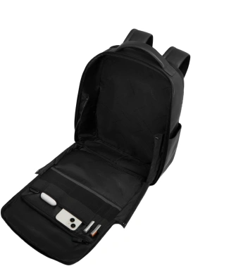 Рюкзак мужской Piquadro Ael CA6923S142/N черный кожа/микроф.