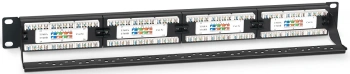 Патч-панель Cabeus PL-24-CAT.5E-DUAL