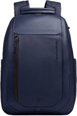 Рюкзак мужской Piquadro Lyss CA6928S143BM/BLU синий полиуретан/полиэстер/натур.кожа