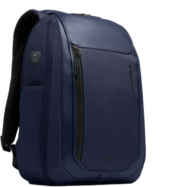 Рюкзак мужской Piquadro Lyss CA6928S143BM/BLU синий полиуретан/полиэстер/натур.кожа