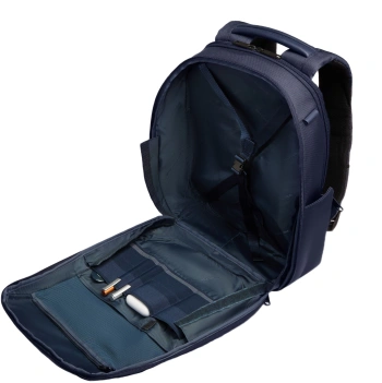 Рюкзак мужской Piquadro Lyss CA6928S143BM/BLU синий полиуретан/полиэстер/натур.кожа