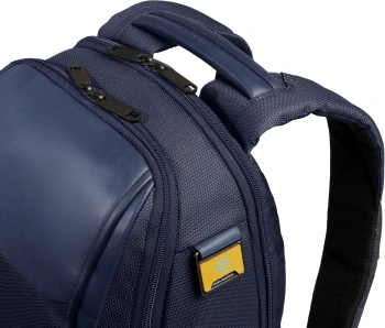 Рюкзак мужской Piquadro Lyss CA6928S143BM/BLU синий полиуретан/полиэстер/натур.кожа
