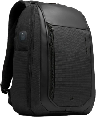 Рюкзак мужской Piquadro Lyss CA6928S143BM/N черный полиуретан/полиэстер/натур.кожа