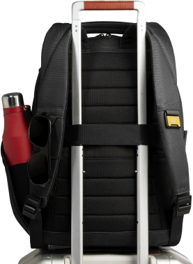 Рюкзак мужской Piquadro Lyss CA6928S143BM/N черный полиуретан/полиэстер/натур.кожа