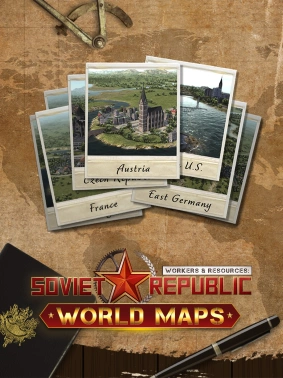 Дополнение к игре для ПК Hooded Horse Workers & Resources: Soviet Republic - World Maps (6+)