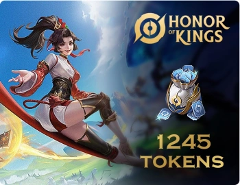 Код активации пополнение игровой валюты Honor of Kings 1245 Tokens моб.уст./ПК
