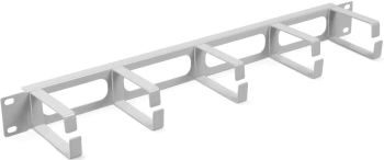 Кабельный органайзер горизонтальный Cabeus JB08-1U-GY кольца 1U шир.:19