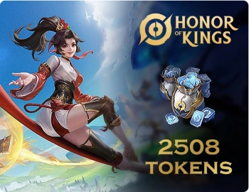 Код активации пополнение игровой валюты Honor of Kings 2508 Tokens моб.уст./ПК