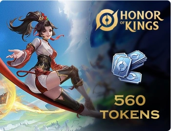 Код активации пополнение игровой валюты Honor of Kings 560 Tokens моб.уст./ПК
